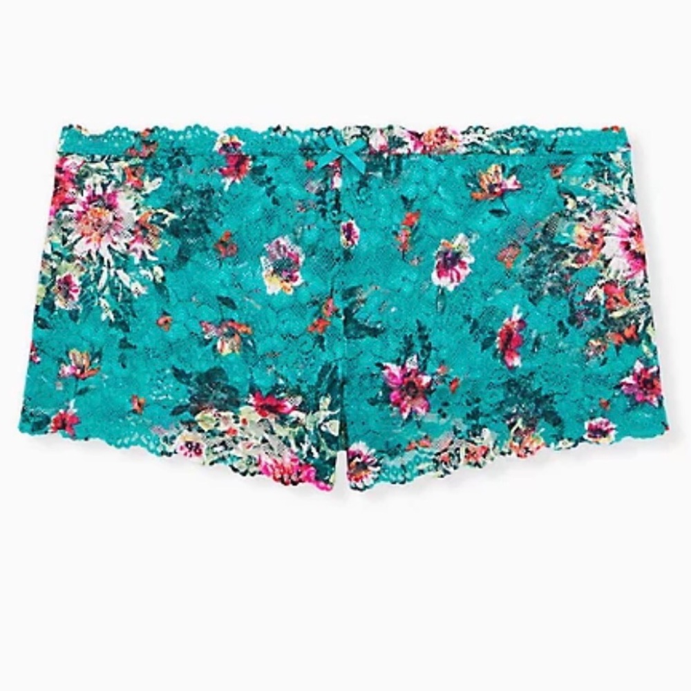 Torrid floral lace cheeky panty sz 6 worn once